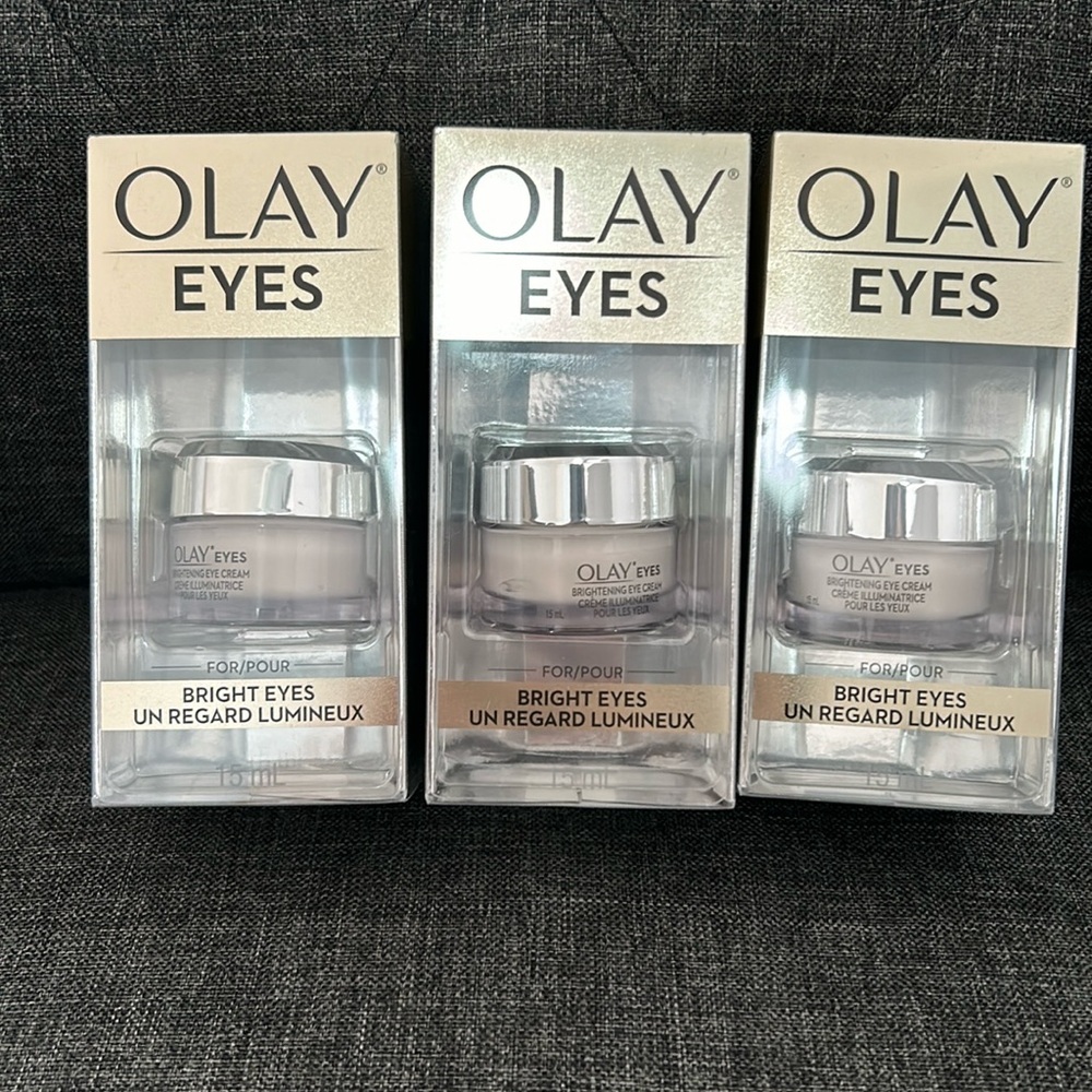 NWT lot of three sealed Olay Eyes cream / 3 x 15 ml